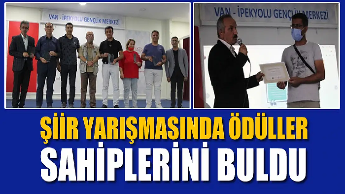 ŞİİR YARIŞMASINDA ÖDÜLLER SAHİPLERİNİ BULDU