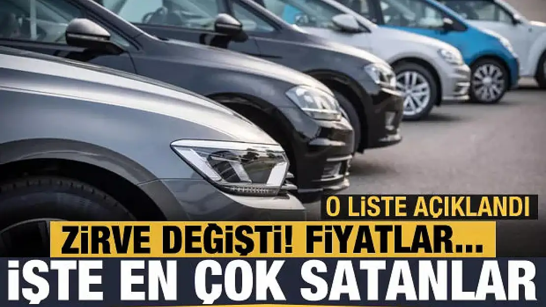 İkinci el araçlarda mayıs ayında en çok satılanları belli oldu