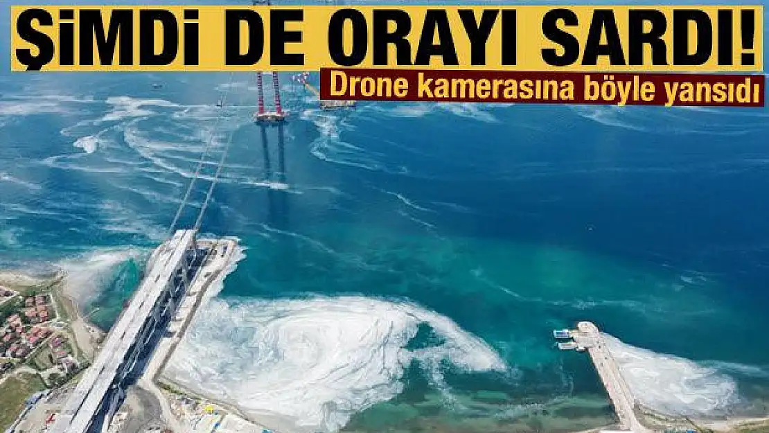 Deniz salyası Çanakkale Boğazı'nı baştan aşağı sardı