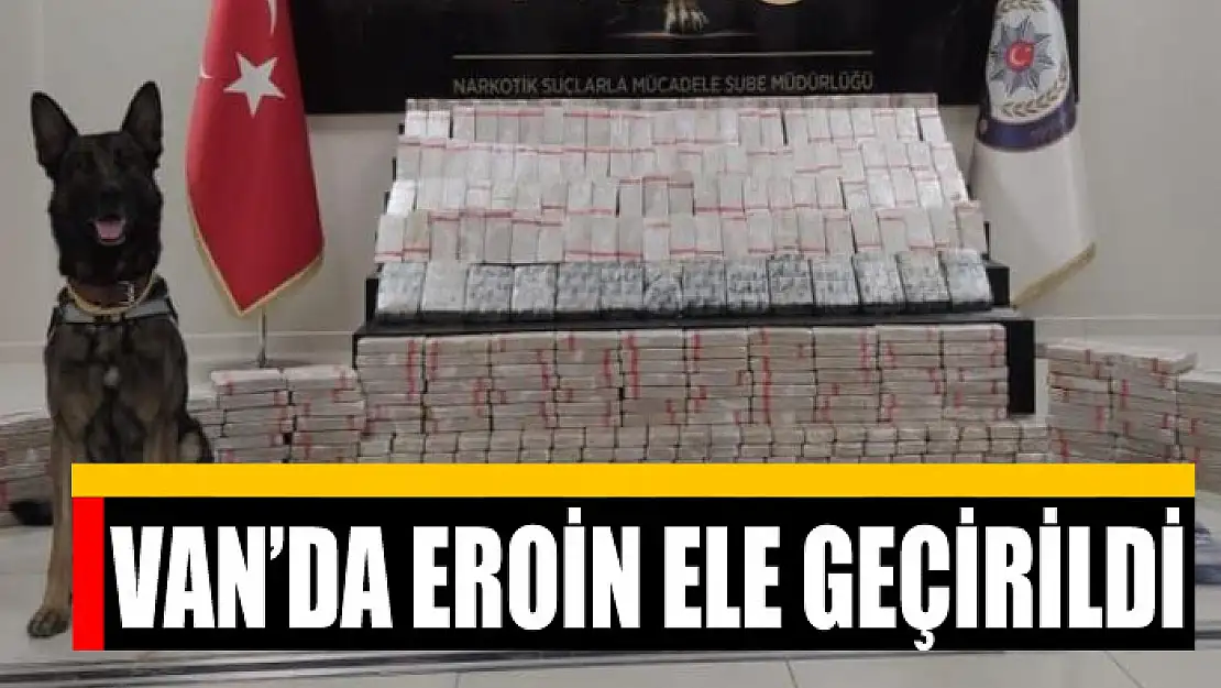 Van'da eroin ele geçirildi