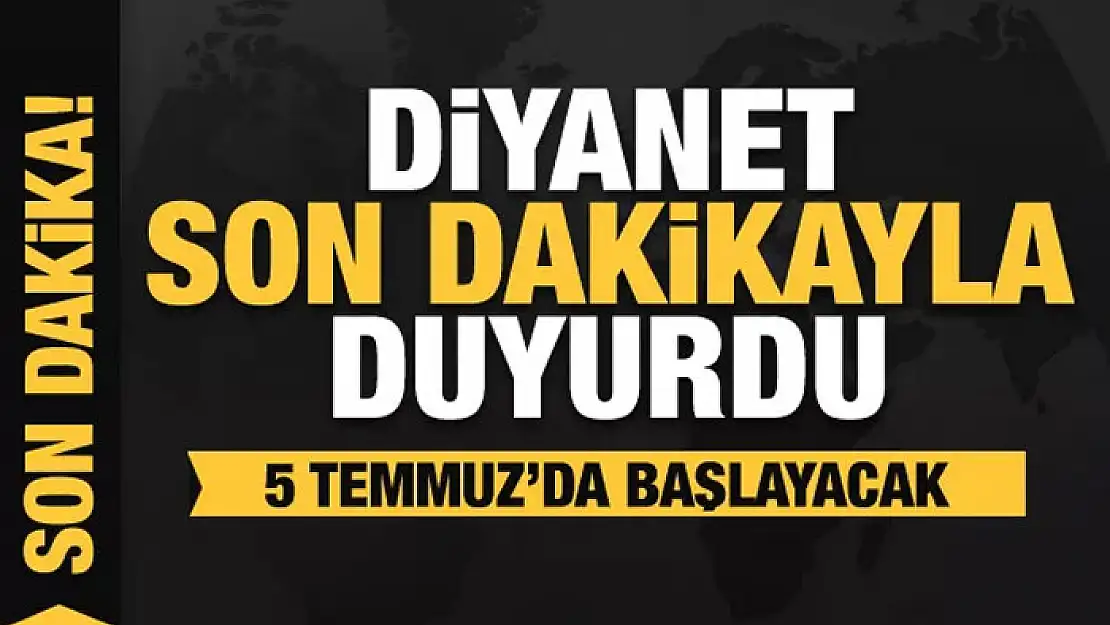 Diyanet son dakika ile duyurdu: Yaz Kur'an Kursları başlıyor