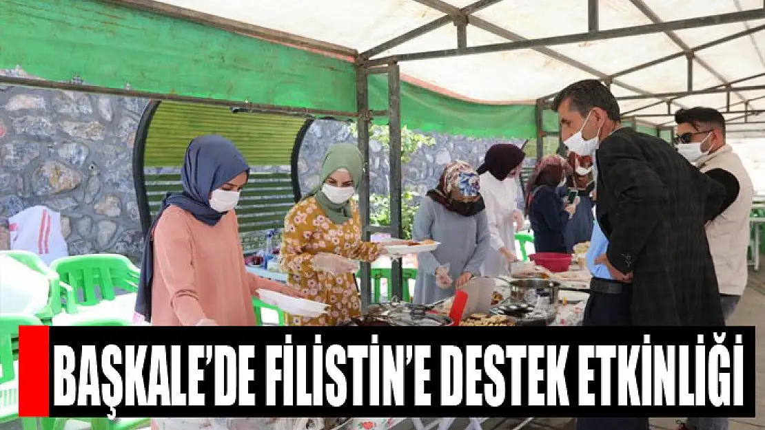 Başkale'de Filistin'e destek etkinliği