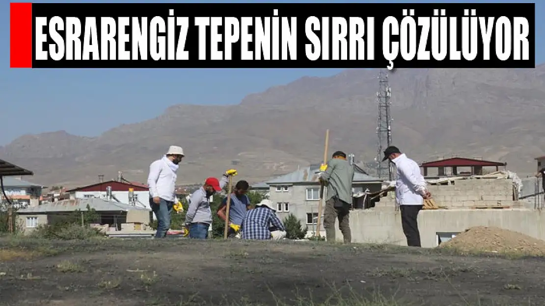 Esrarengiz tepenin sırrı çözülüyor