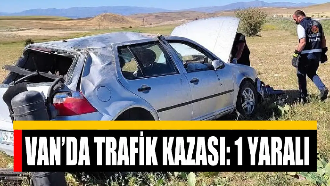 Van'da trafik kazası: 1 yaralı