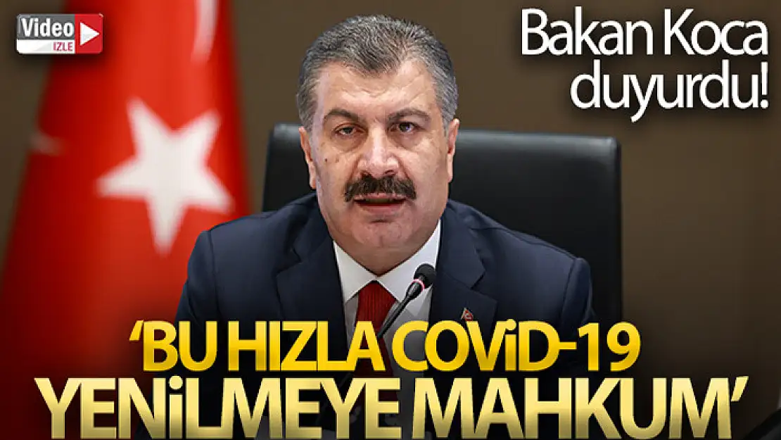 Bakan Koca'dan 1 milyon 538 bin 144 doz aşı paylaşımı