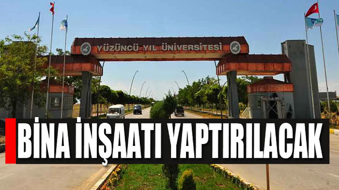 Bina inşaatı yaptırılacak