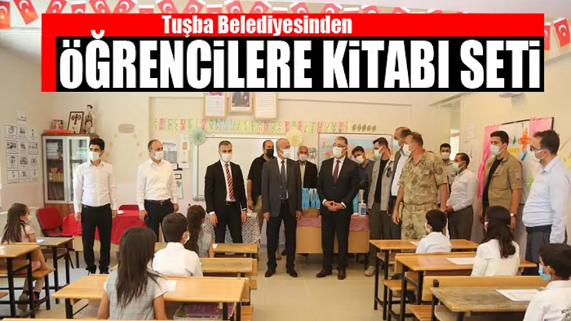 Tuşba Belediyesinden öğrencilere kitabı seti