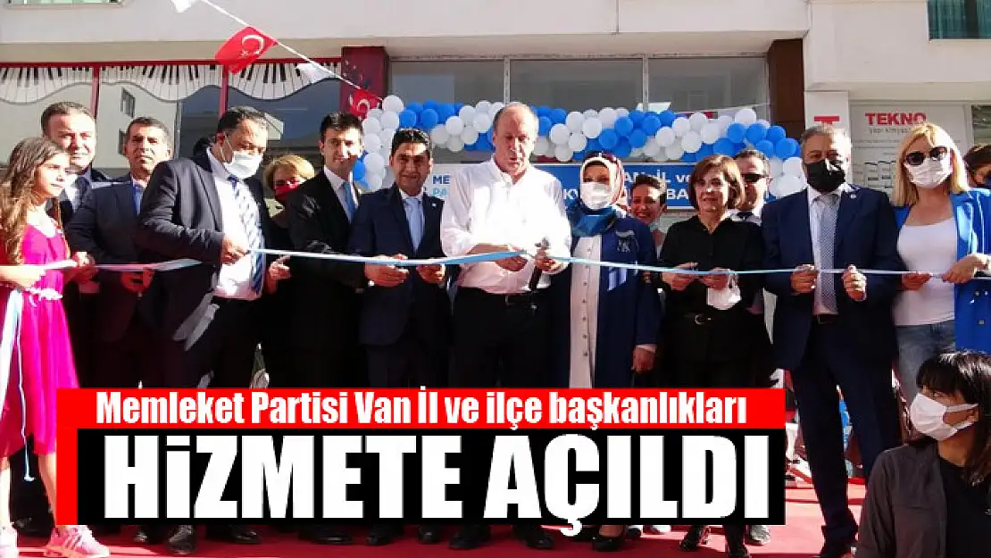 Memleket Partisi Genel Başkanı Muharrem İnce Van'da