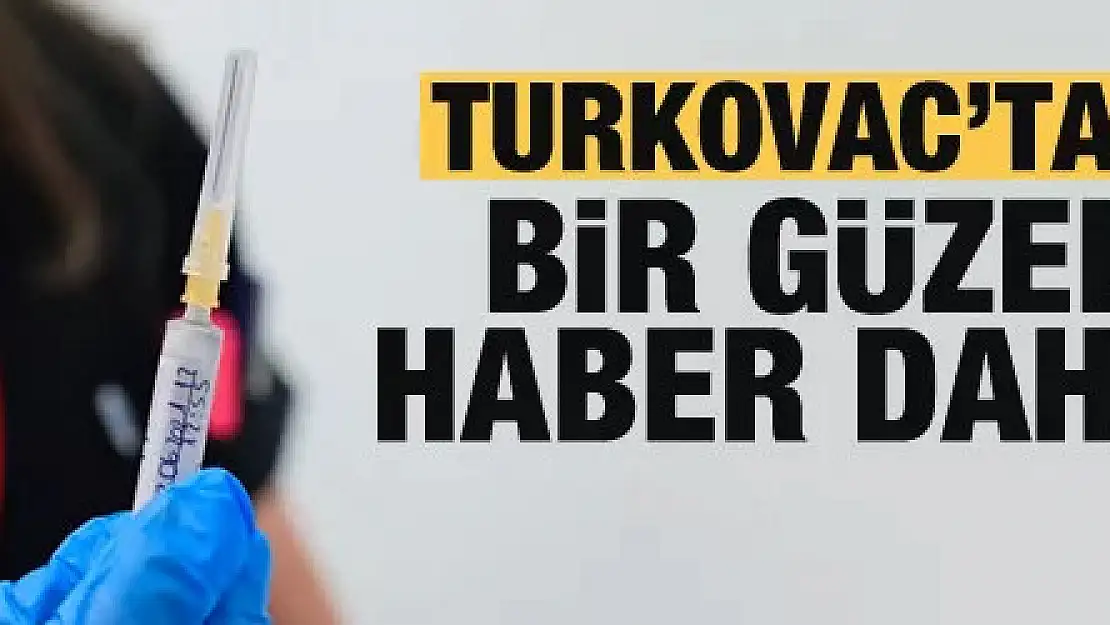 TURKOVAC'tan bir güzel haber daha!