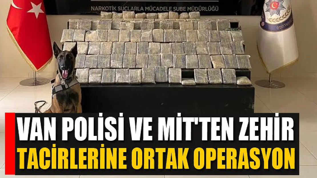 Van polisi ve MİT'ten zehir tacirlerine ortak operasyon