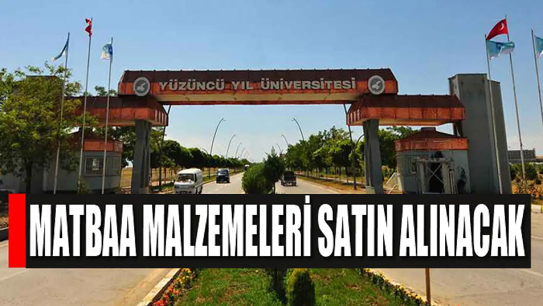 Matbaa malzemeleri satın alınacak