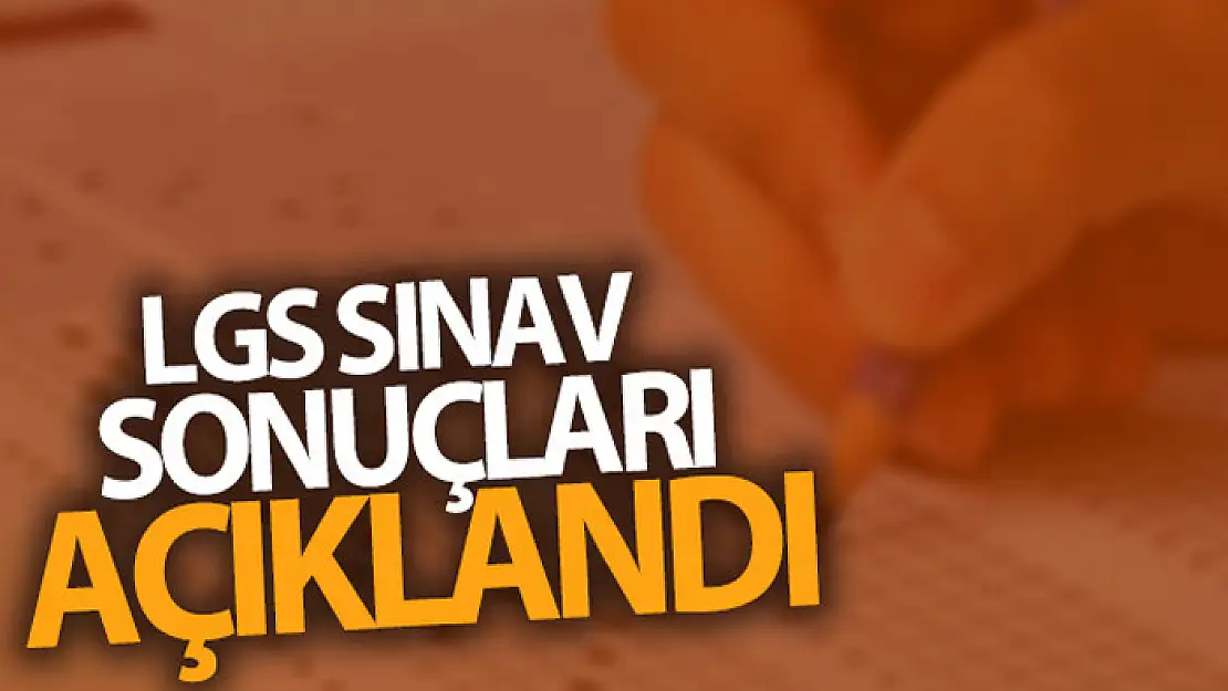 LGS kapsamında merkezi sınav sonuçları açıklandı