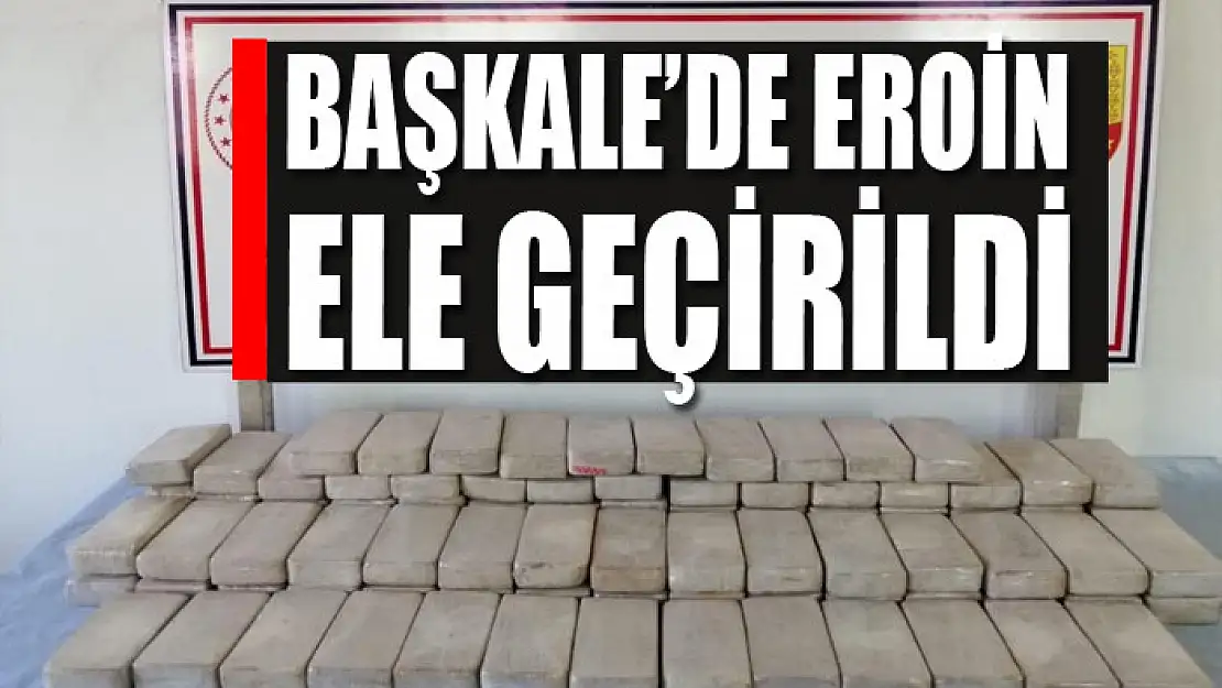 Başkale'de eroin ele geçirildi