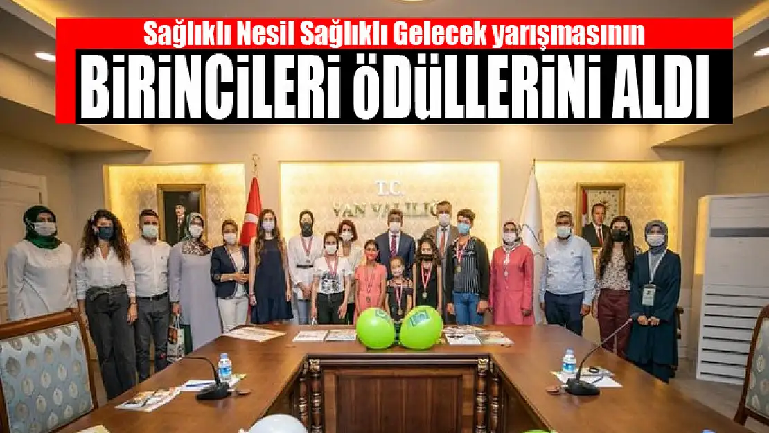 Sağlıklı Nesil Sağlıklı Gelecek yarışmasının birincileri ödüllerini aldı