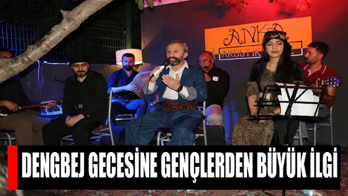 Dengbej gecesine gençlerden büyük ilgi