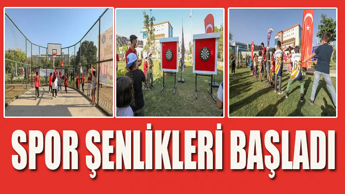 Spor şenlikleri başladı