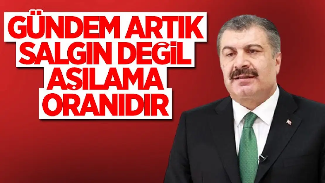 Bakan Koca: 'Hastalığı geçirmiş olan kişilerde hatırlatma aşısının yeterli olacağı Bilim Kurulumuzca değerlendirildi'