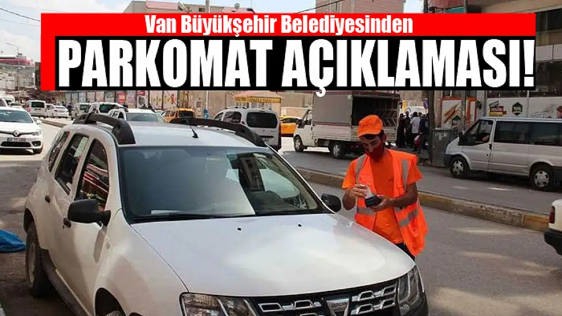 Büyükşehir'den parkomat açıklaması