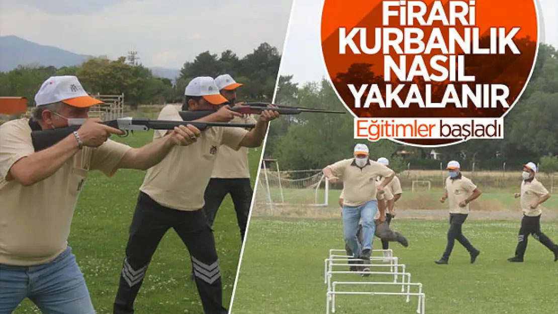 Erzincan'da 'kurban yakalama timi' antrenmanlara başladı