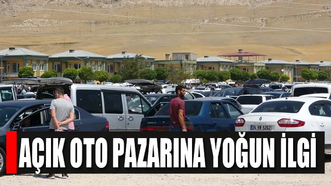 Açık oto pazarına yoğun ilgi