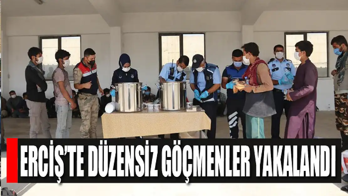 Erciş'te düzensiz göçmenler yakalandı