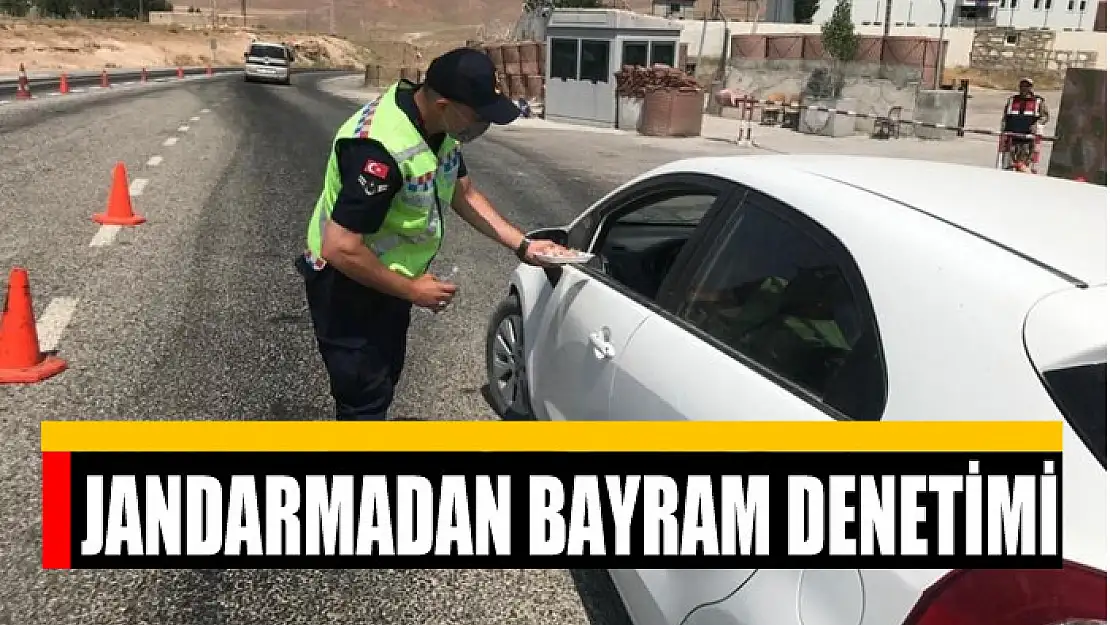 JANDARMADAN BAYRAM DENETİMİ