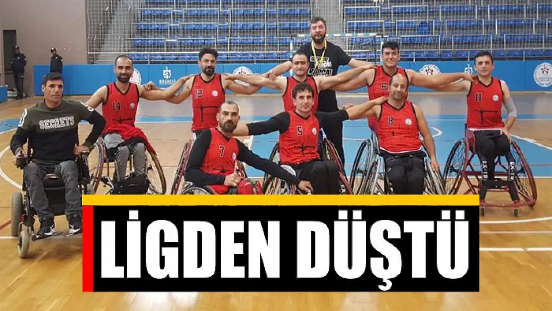 Van Bedensel Engelliler Spor Kulübü Tekerlekli Sandalye Basketbol Takım ligden düştü