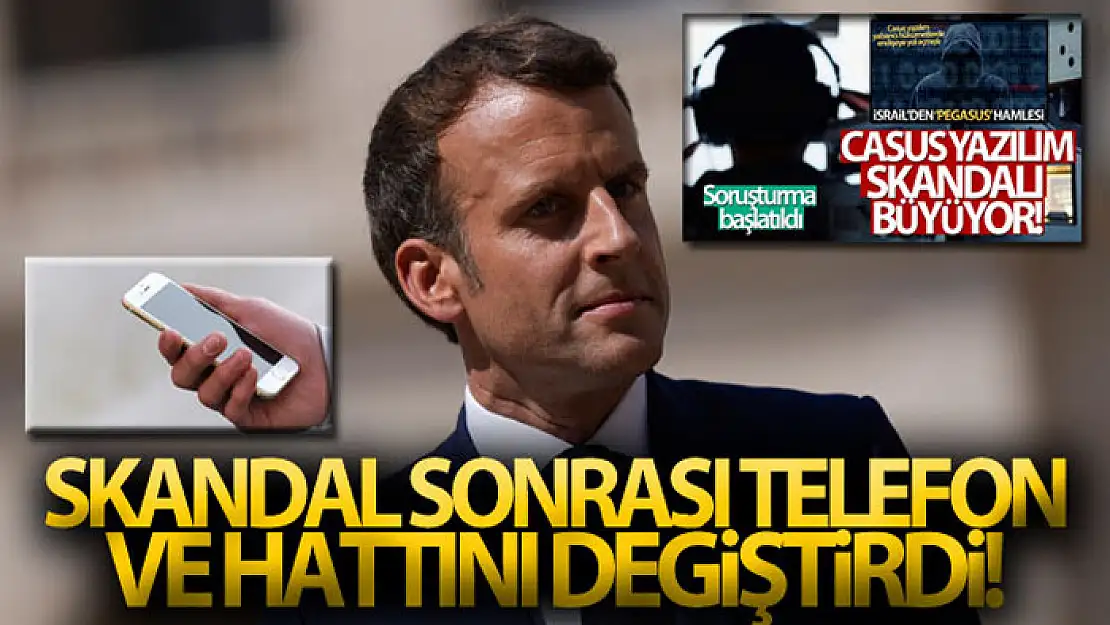 Macron, Pegasus casus yazılımı ile telefonuna sızıldığı şüphesiyle telefonunu ve hattını değiştirdi