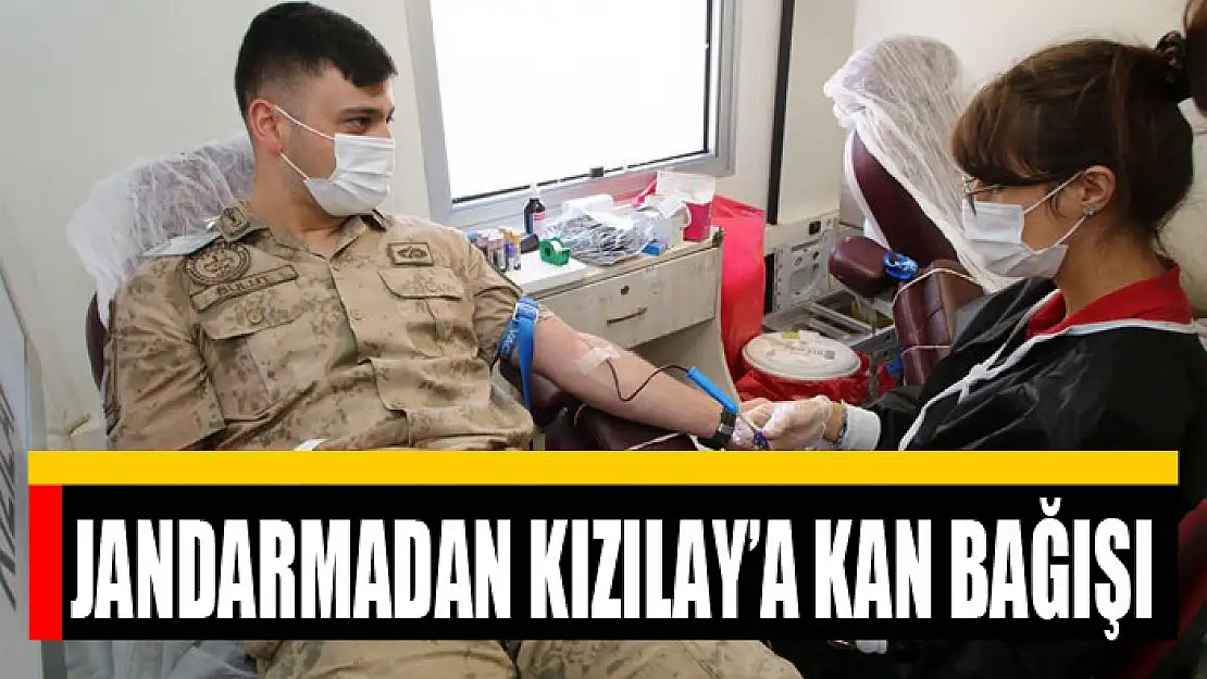 JANDARMADAN KIZILAY'A KAN BAĞIŞI