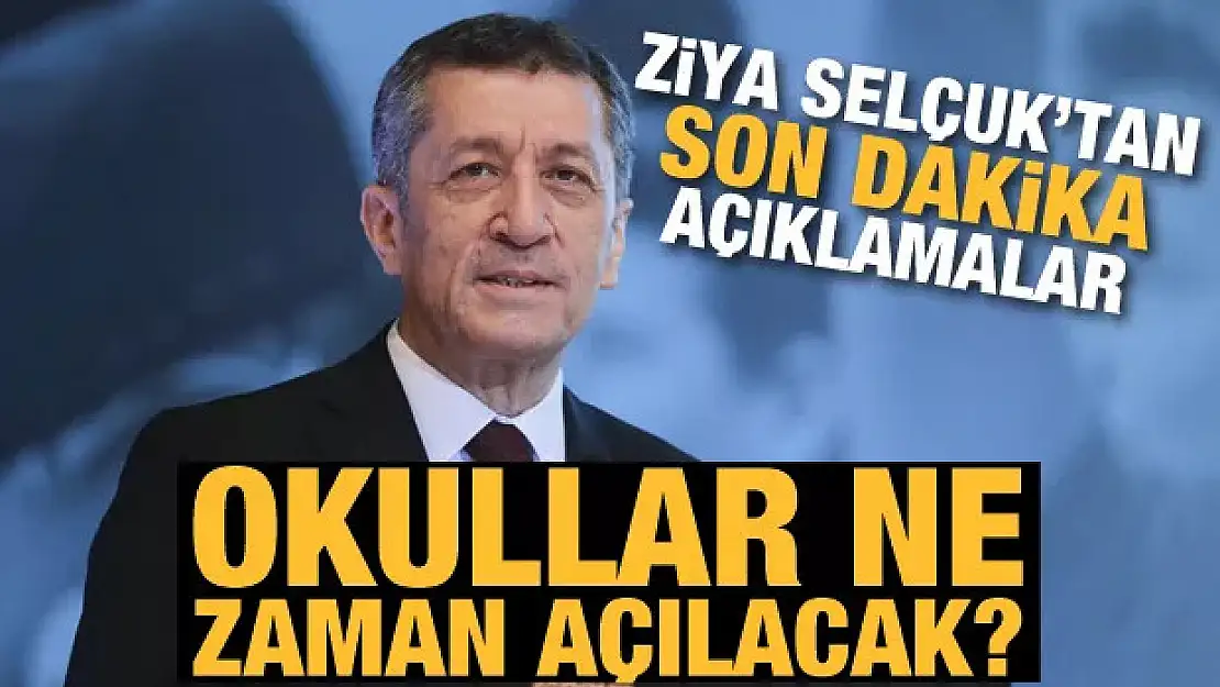 Bakan Selçuk açıkladı: Kararlıyız!