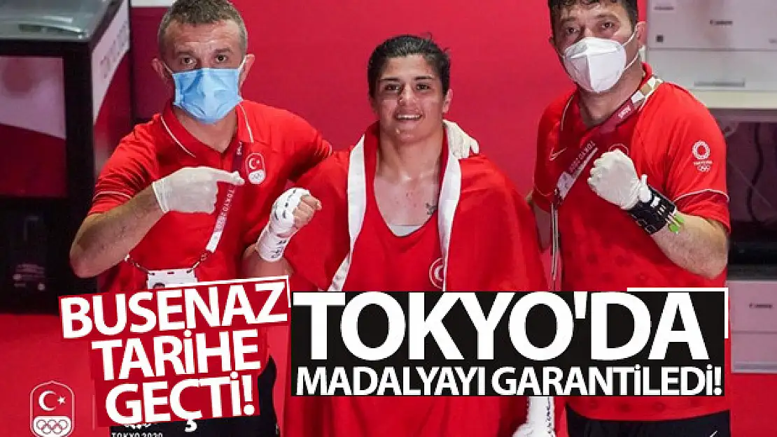 Busenaz Sürmeneli, Tokyo'da madalyayı garantiledi