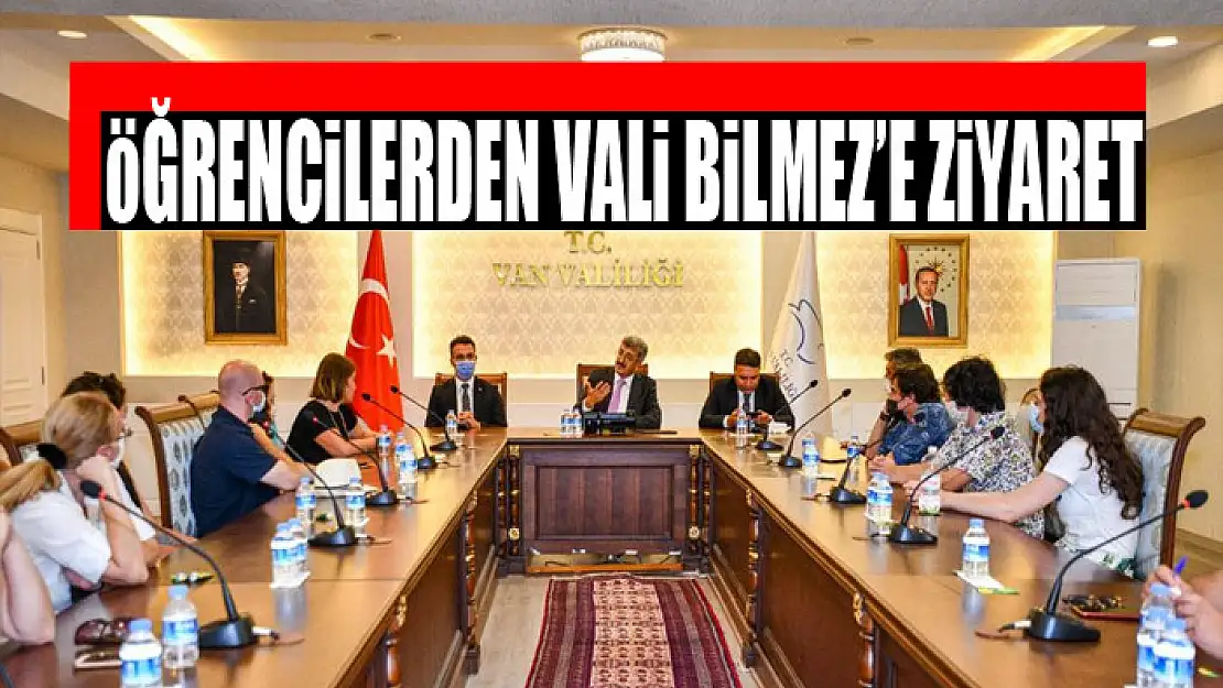 Öğrencilerden Vali Bilmez'e ziyaret