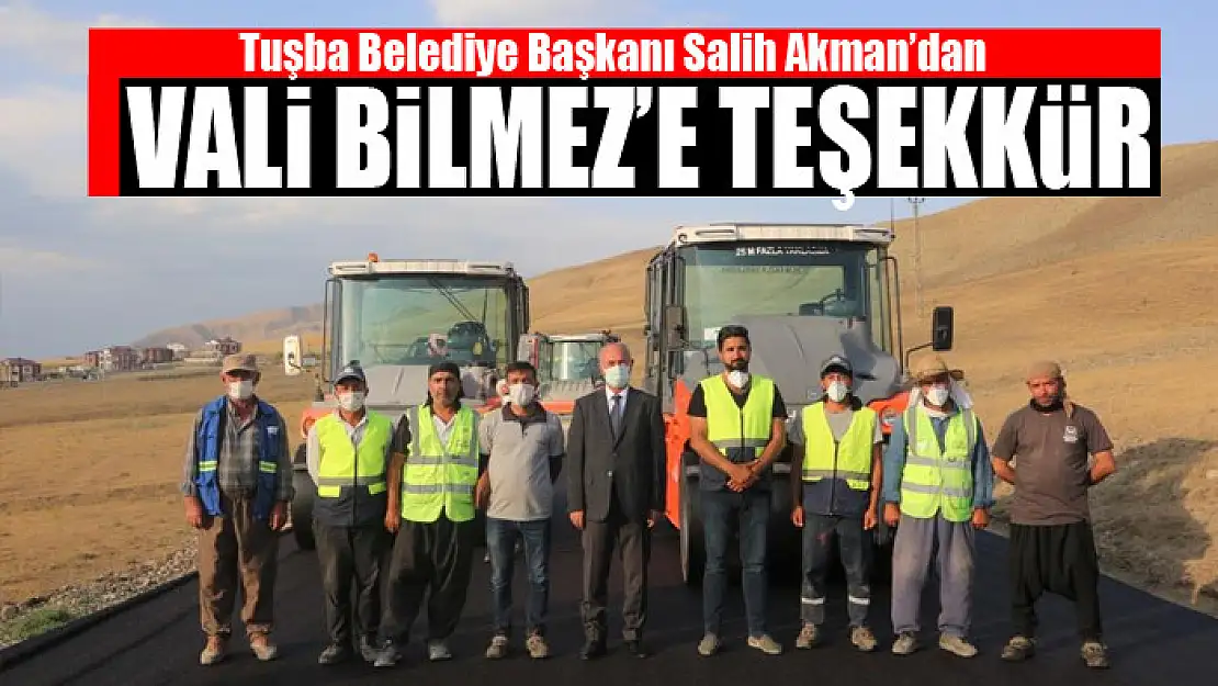 Başkan Akman'dan Vali Bilmez'e teşekkür