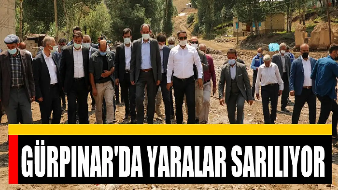 GÜRPINAR'DA YARALAR SARILIYOR