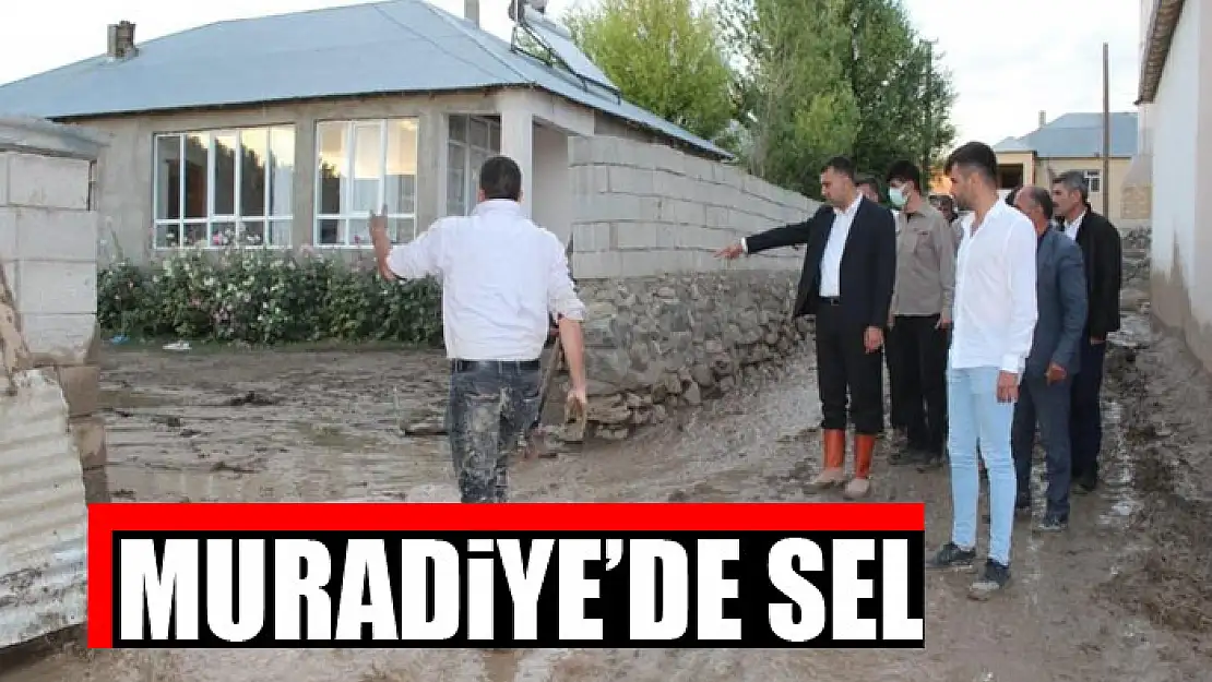 Muradiye'de sel