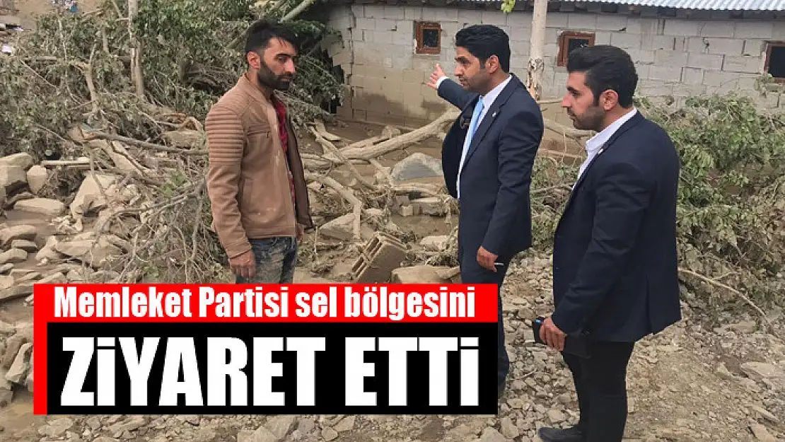 Memleket Partisi sel bölgesini ziyaret etti