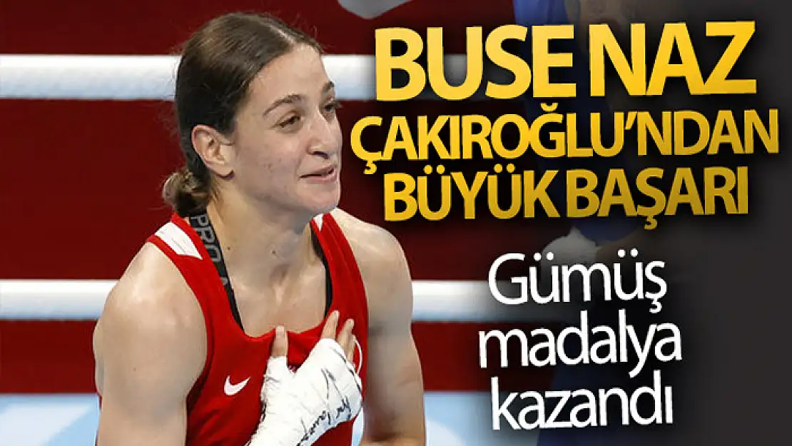 Buse Naz Çakıroğlu'ndan gümüş madalya!