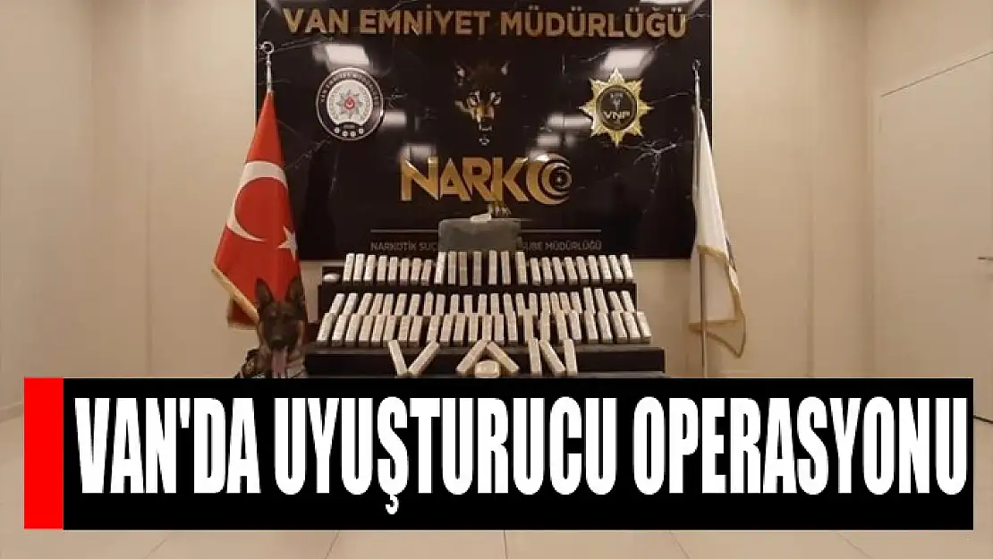 Van'da uyuşturucu operasyonu