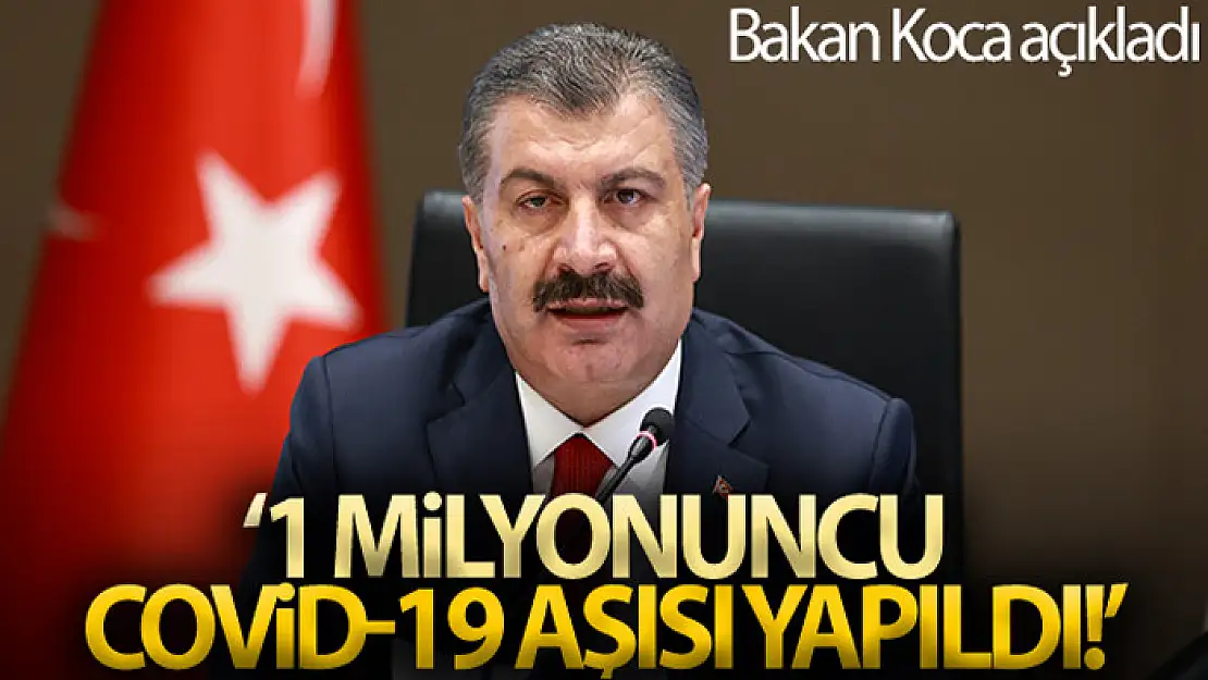 Bakan Koca'dan aşı mesajı