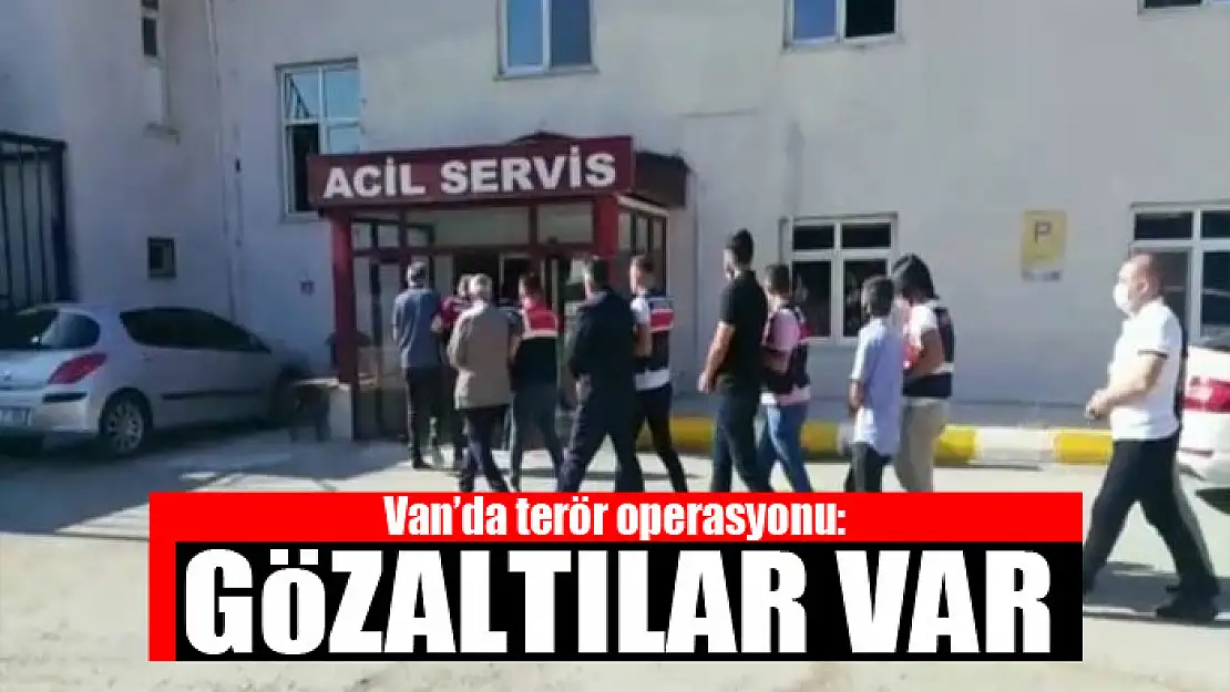 Van'da terör operasyonu: 7 gözaltı