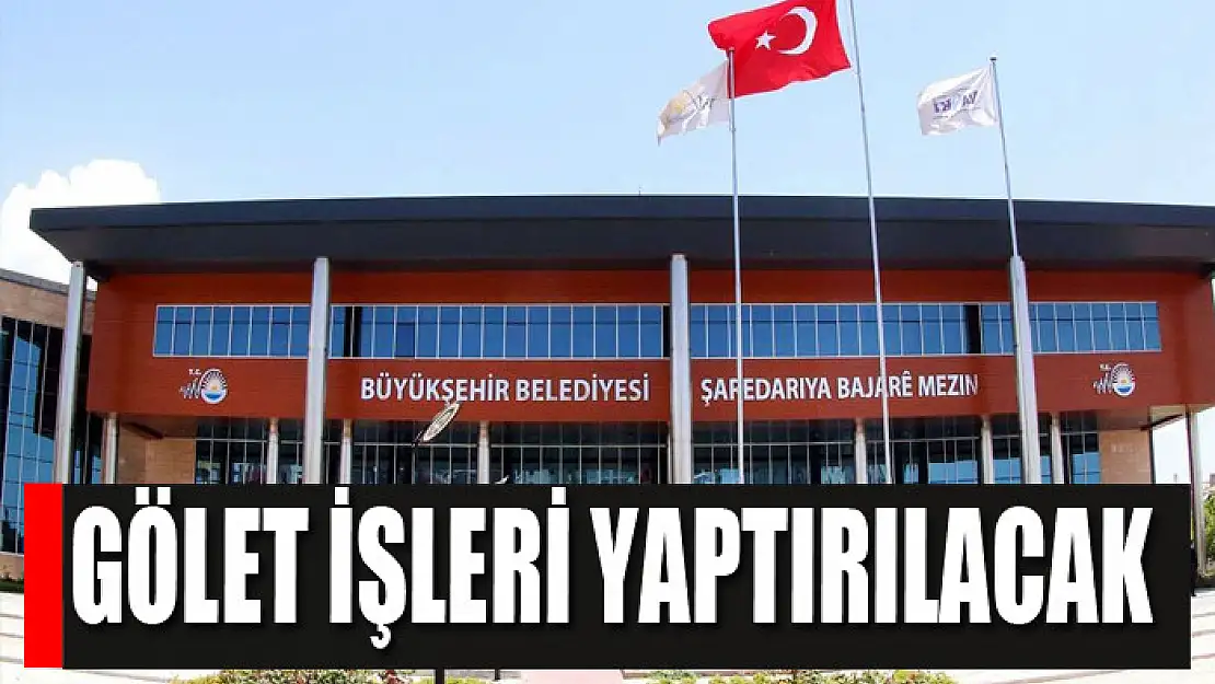 Gölet işleri yaptırılacak