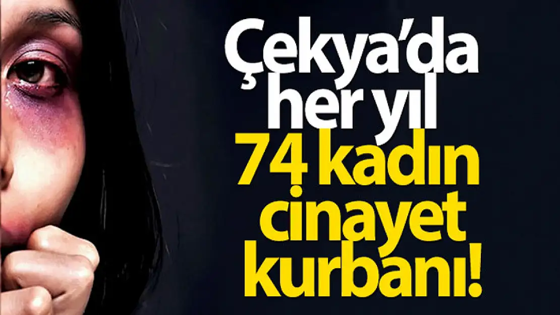 Çekya'da her yıl 74 kadın, cinayet kurbanı