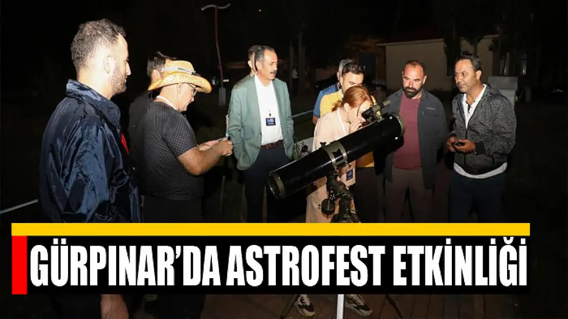 Gürpınar'da Astrofest etkinliği