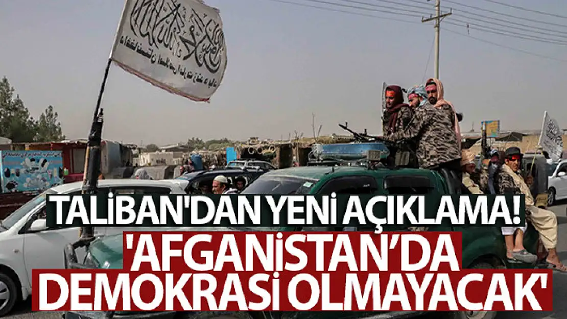 Taliban'dan yeni açıklama!