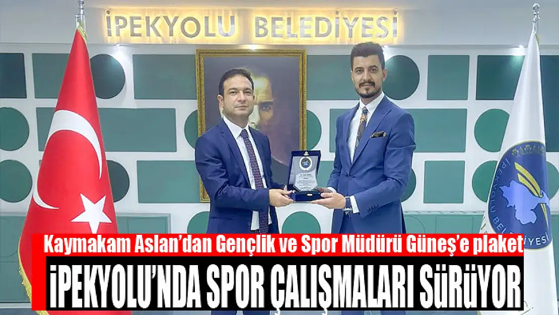 İPEKYOLU'NDA SPOR ÇALIŞMALARI SÜRÜYOR