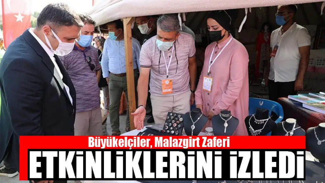 Büyükelçiler, Malazgirt Zaferi etkinliklerini izledi