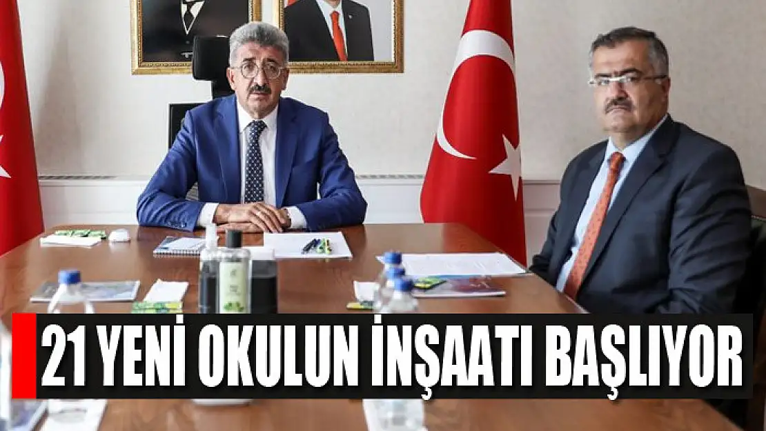 21 YENİ OKULUN İNŞAATI BAŞLIYOR