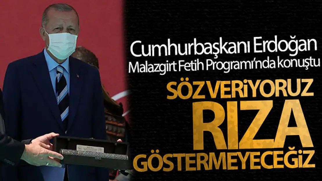 Cumhurbaşkanı Erdoğan: Büyük ve güçlü Türkiye yolunun kesilmesine rıza göstermeyeceğiz