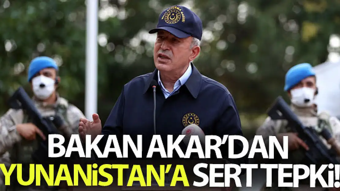 Bakan Akar beraberindeki TSK komuta kademesi ile Yunanistan sınırında