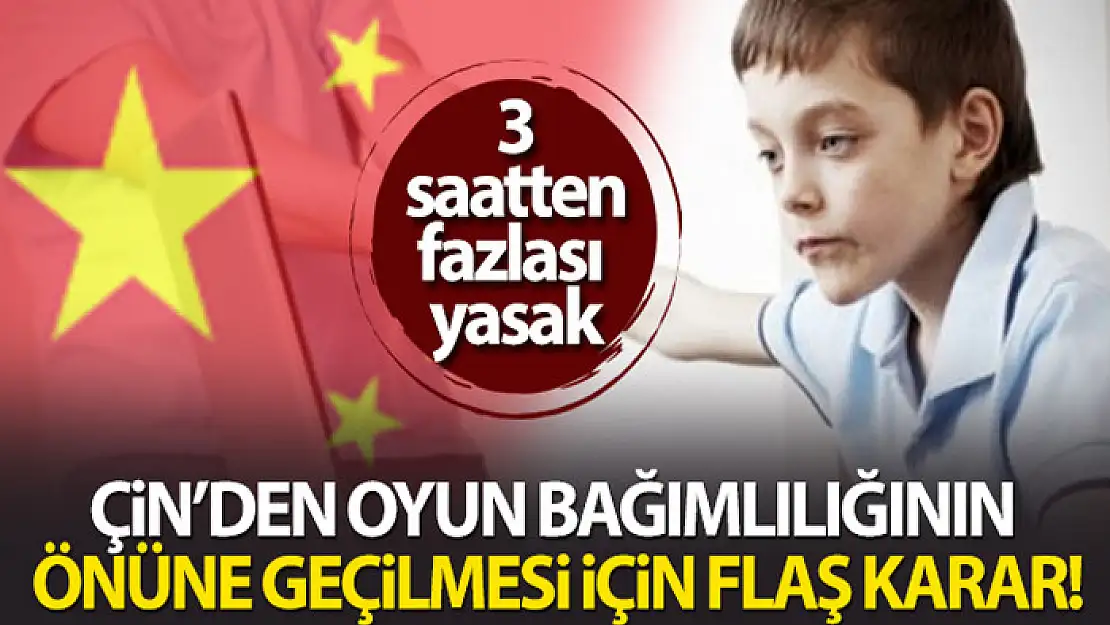 Çin, çocukların haftada 3 saatten fazla online oyun oynamasını yasakladı